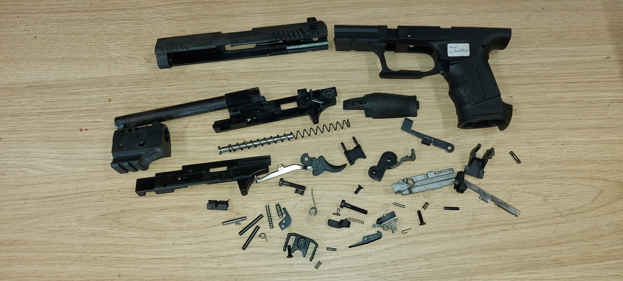 Beschikbare onderdelen Walther P22